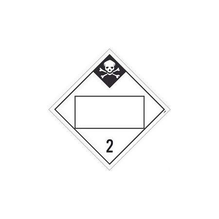Nmc PLACARD, INHALATION HAZARD 2, DL151BPR100